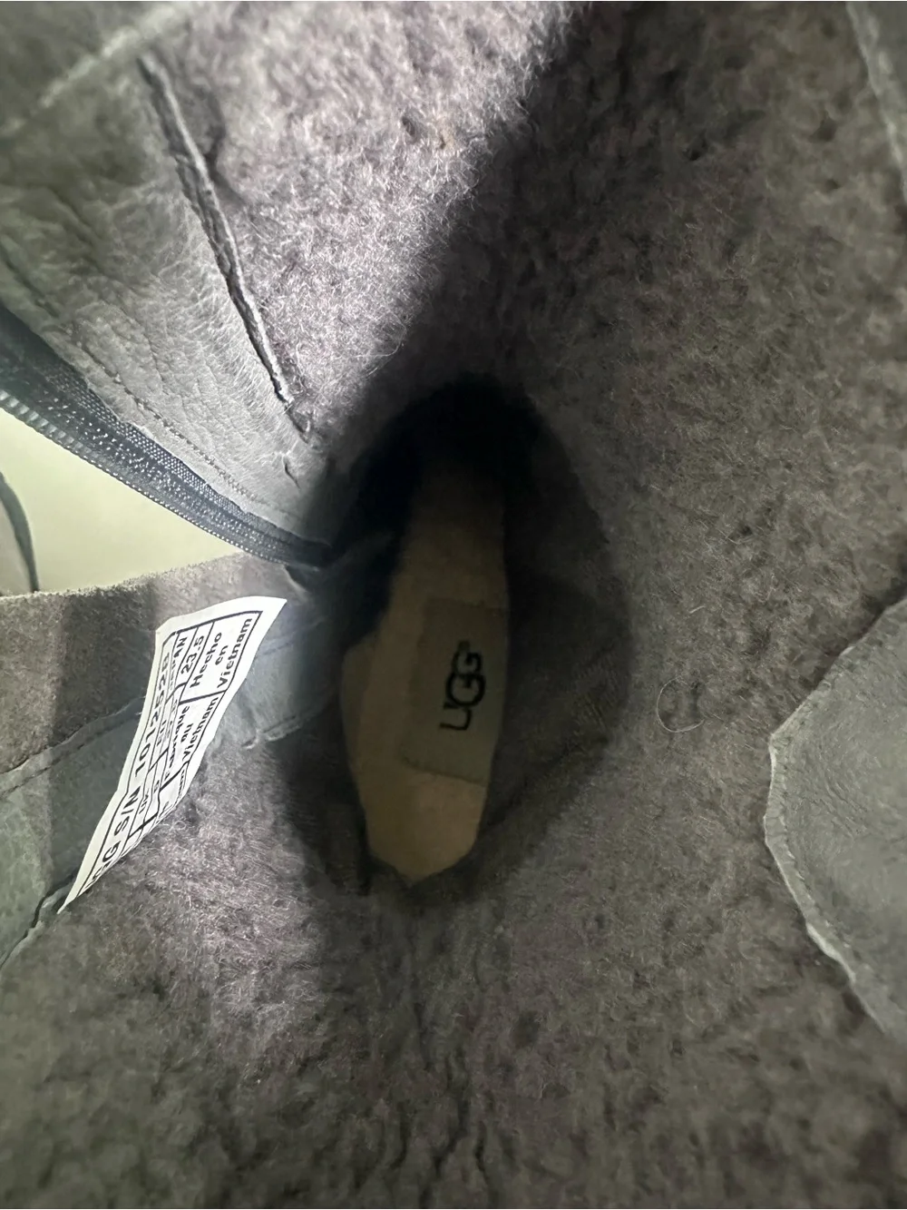 UGG Women's Grey Wedge Mid-Calf Boots